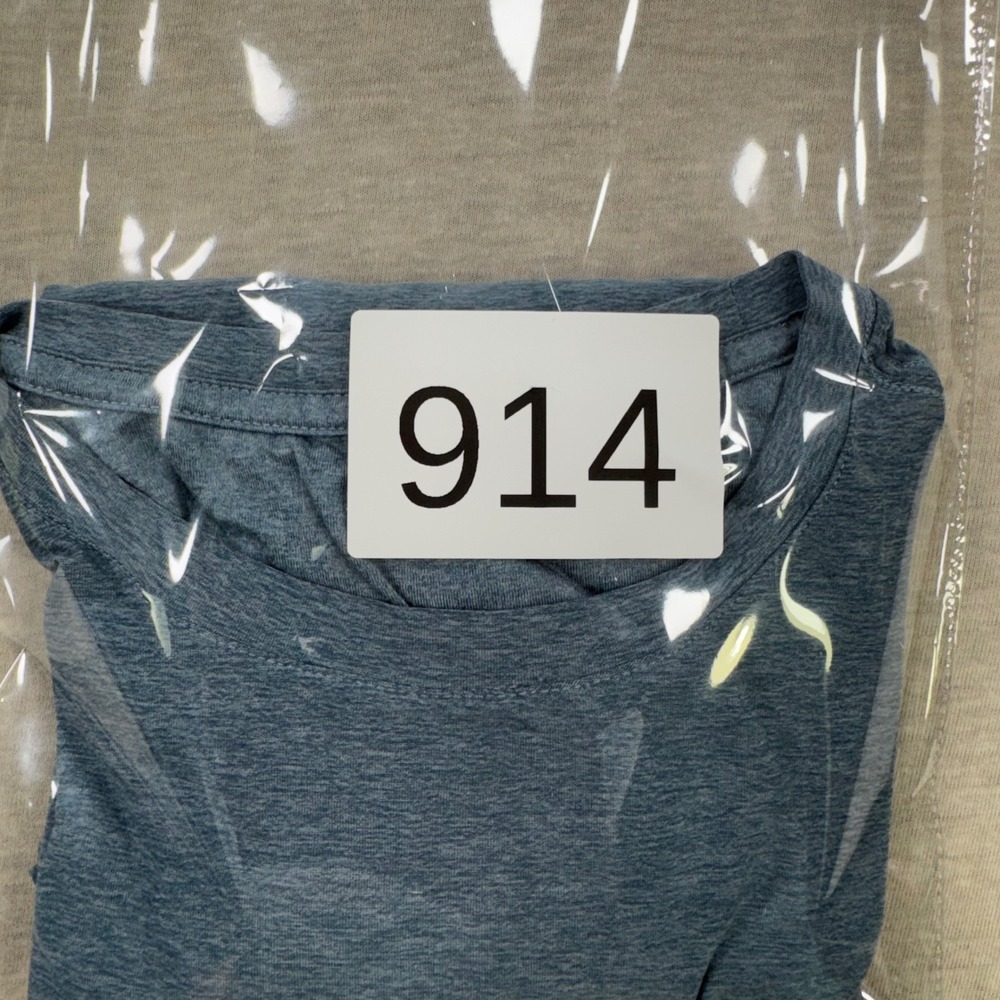 Vuori Performance T-Shirt Mens M Blue Heathered Strato Tech Short Sleeve - Picture 7 of 8